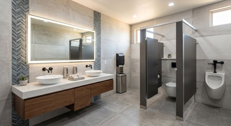 Office Restroom Renovation in Charleston, SC